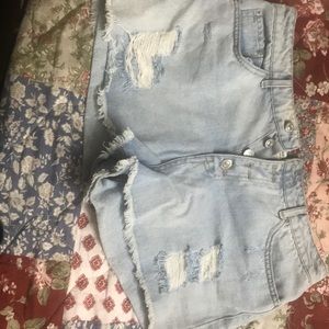 Rugged Denim Shorts
